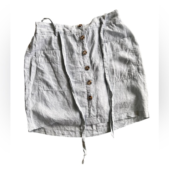 Jones New York Light Blue Linen Skirt - Picture 1 of 5